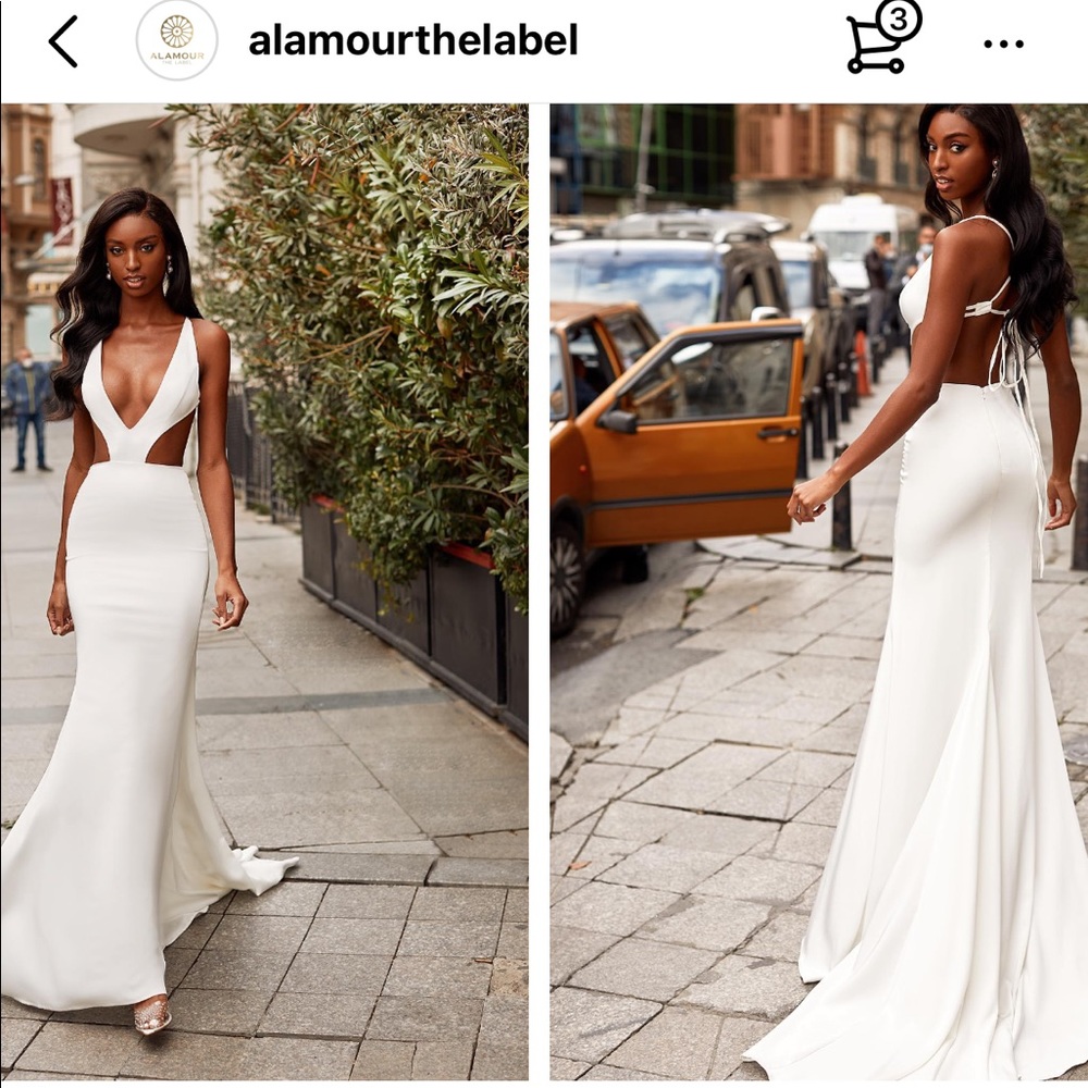 White dress.  NEW, Changed my mind.